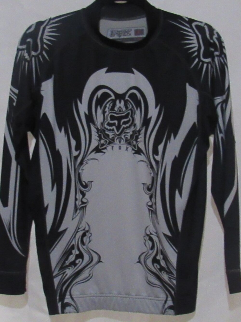 Fox Racing Jersey, Black and Gray, Size L Z221